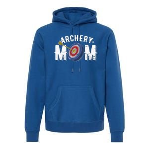 Archery Mom Bow Arrow Shooting Sports Hunter Premium Hoodie