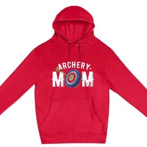 Archery Mom Bow Arrow Shooting Sports Hunter Premium Pullover Hoodie