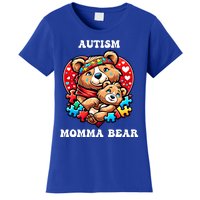 Autism Mama Bear Autism Awareness Mom Puzzle Gift Women's T-Shirt