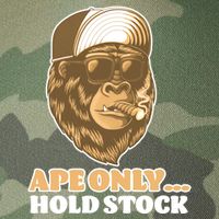 AMC Apes Only Hold The Stock Legacy Tie Dye Trucker Hat