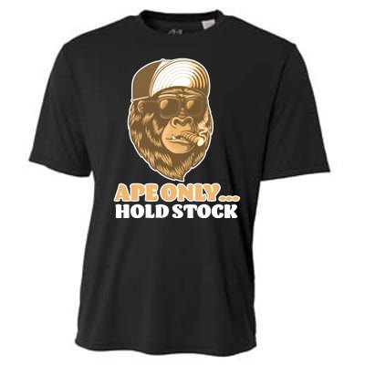 AMC Apes Only Hold The Stock Cooling Performance Crew T-Shirt