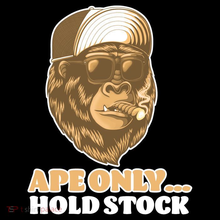 AMC Apes Only Hold The Stock Tall T-Shirt