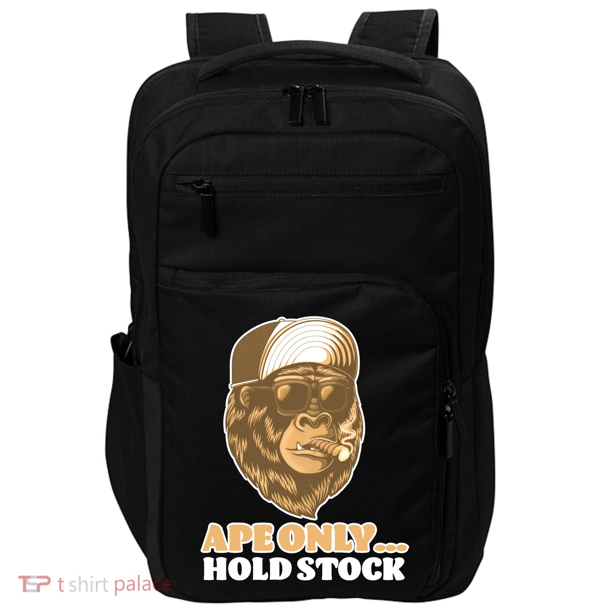 AMC Apes Only Hold The Stock Impact Tech Backpack