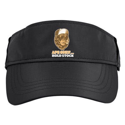 AMC Apes Only Hold The Stock Adult Drive Performance Visor