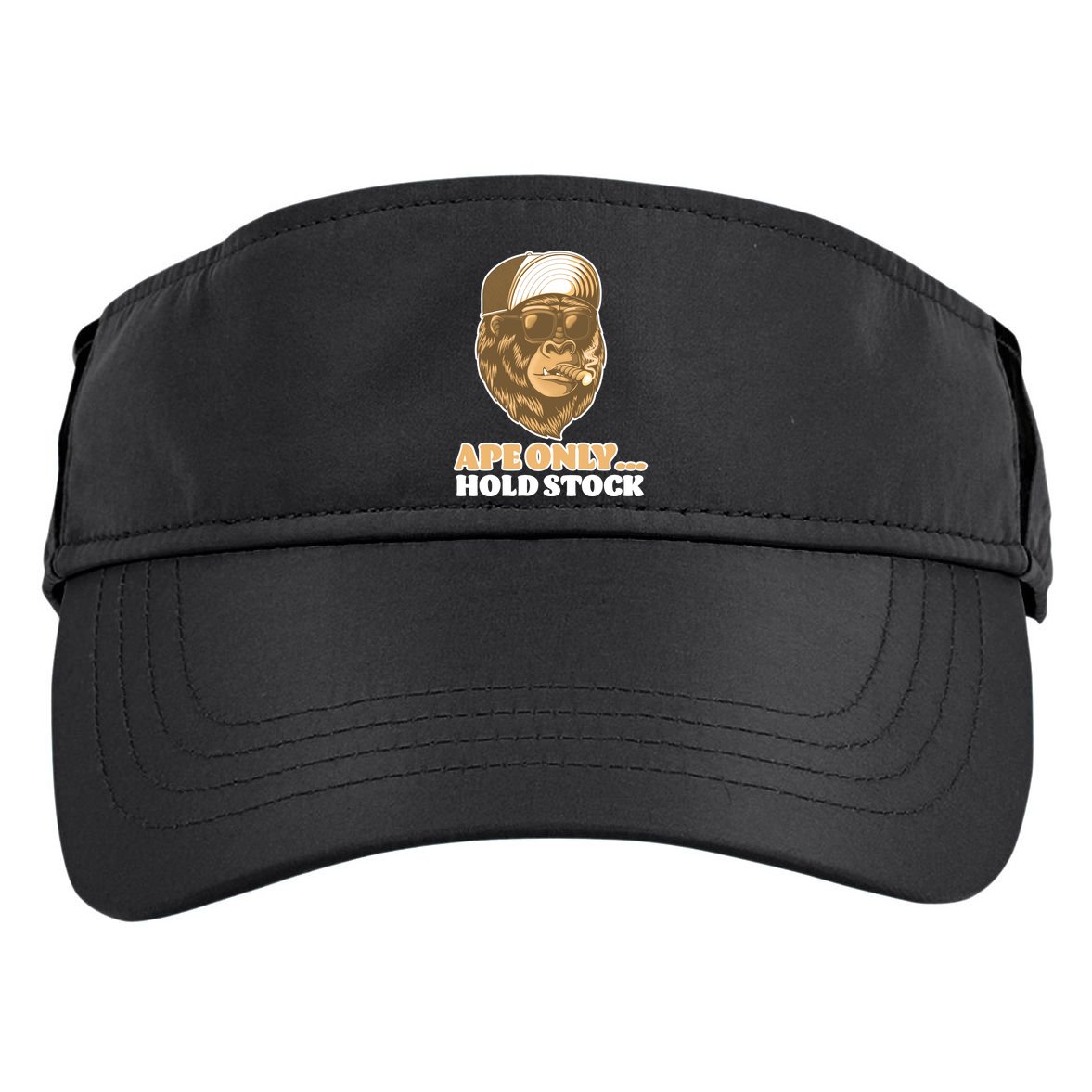 AMC Apes Only Hold The Stock Adult Drive Performance Visor