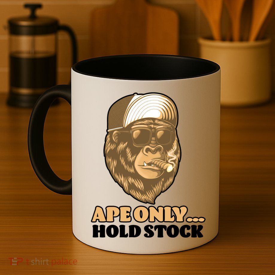 AMC Apes Only Hold The Stock Mug