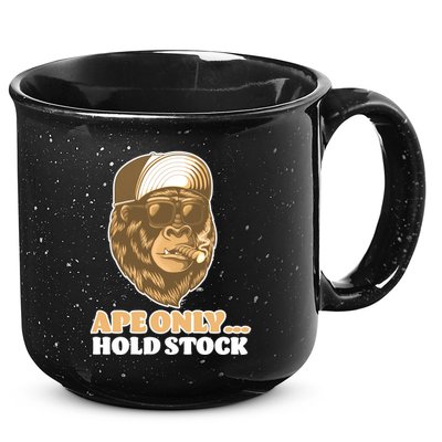 AMC Apes Only Hold The Stock 15oz Campfire Ceramic Mug