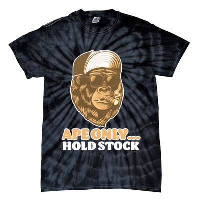 AMC Apes Only Hold The Stock Tie-Dye T-Shirt