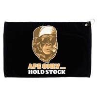 AMC Apes Only Hold The Stock Grommeted Golf Towel