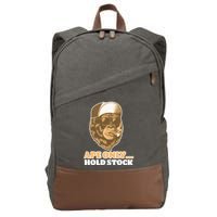 AMC Apes Only Hold The Stock Cotton Canvas Backpack