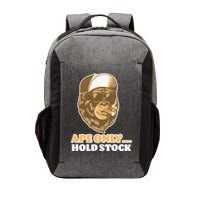AMC Apes Only Hold The Stock Vector Backpack