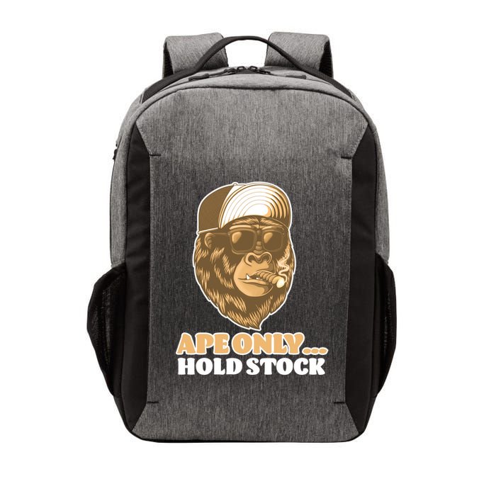 AMC Apes Only Hold The Stock Vector Backpack