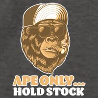 AMC Apes Only Hold The Stock Vector Backpack