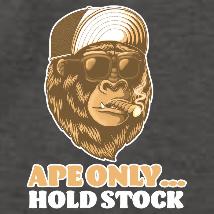 AMC Apes Only Hold The Stock Vector Backpack