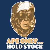 AMC Apes Only Hold The Stock Infant Baby Jersey Bodysuit