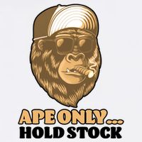 AMC Apes Only Hold The Stock Garment-Dyed Sweatshirt