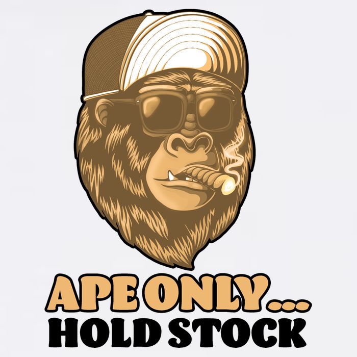 AMC Apes Only Hold The Stock Garment-Dyed Sweatshirt