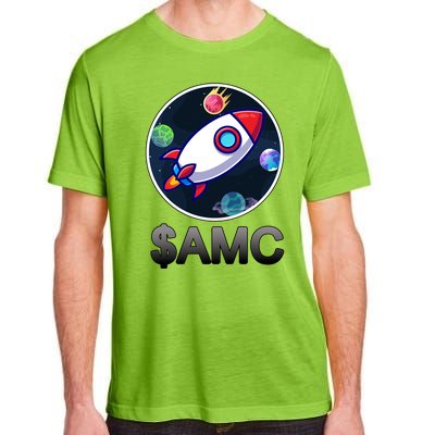 AMC Go To The Moon Rocket Ship Adult ChromaSoft Performance T-Shirt