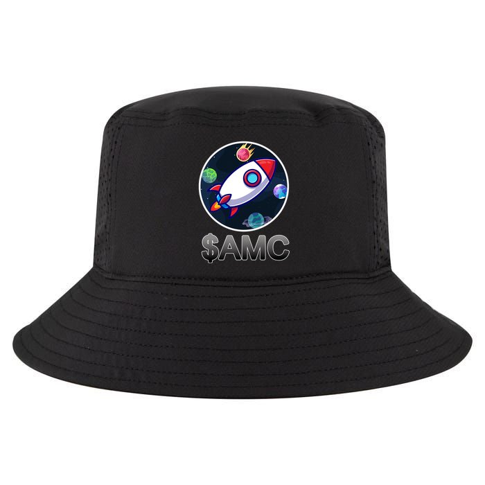 AMC Go To The Moon Rocket Ship Cool Comfort Performance Bucket Hat