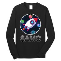 AMC Go To The Moon Rocket Ship Long Sleeve Shirt