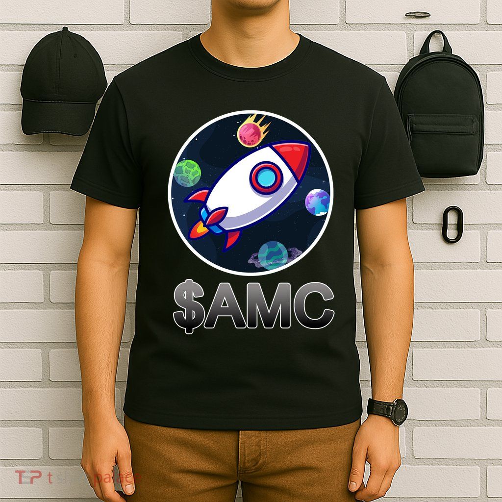 AMC Go To The Moon Rocket Ship T-Shirt