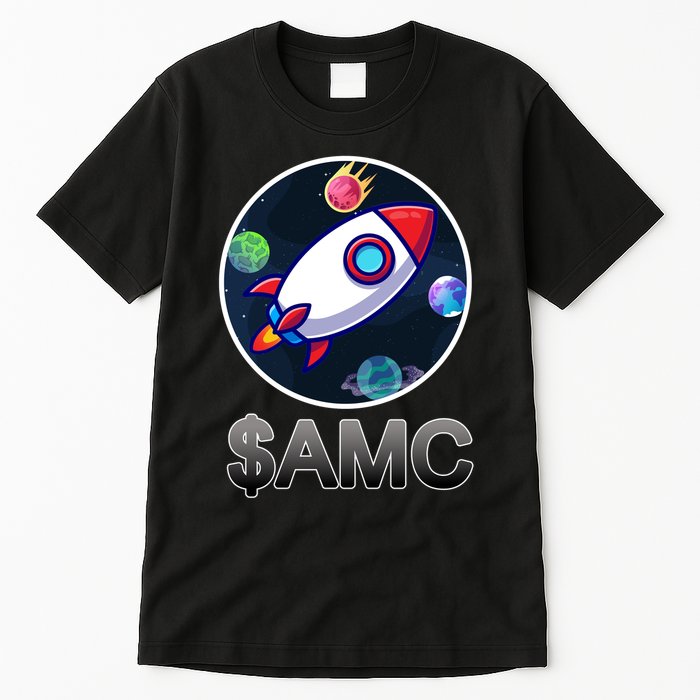 AMC Go To The Moon Rocket Ship Tall T-Shirt
