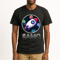 AMC Go To The Moon Rocket Ship Tall T-Shirt
