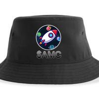 AMC Go To The Moon Rocket Ship Sustainable Bucket Hat