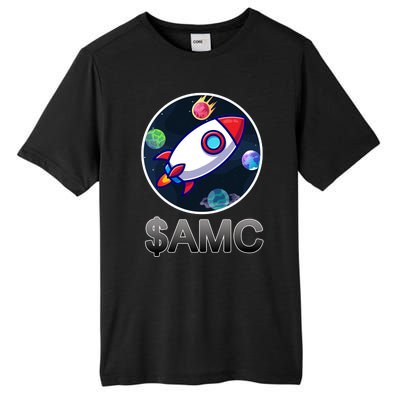 AMC Go To The Moon Rocket Ship Tall Fusion ChromaSoft Performance T-Shirt