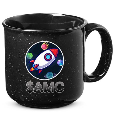 AMC Go To The Moon Rocket Ship 15oz Campfire Ceramic Mug