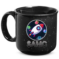 AMC Go To The Moon Rocket Ship 15oz Campfire Ceramic Mug
