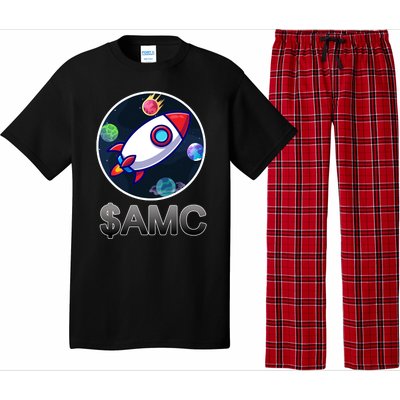 AMC Go To The Moon Rocket Ship Pajama Set