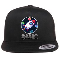 AMC Go To The Moon Rocket Ship Flatbill Hat