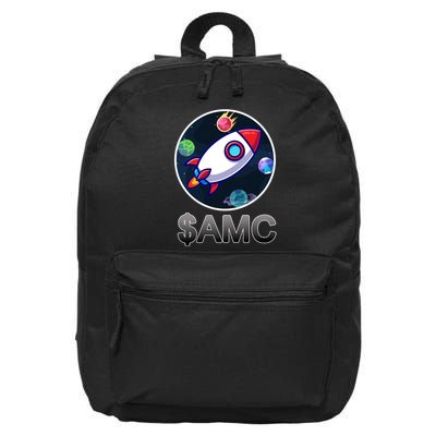 AMC Go To The Moon Rocket Ship 16 in Basic Backpack