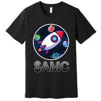 AMC Go To The Moon Rocket Ship Premium T-Shirt