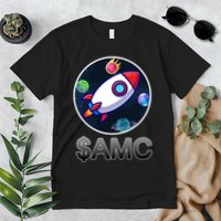 AMC Go To The Moon Rocket Ship Premium T-Shirt