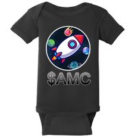 AMC Go To The Moon Rocket Ship Baby Bodysuit