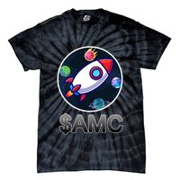 AMC Go To The Moon Rocket Ship Tie-Dye T-Shirt