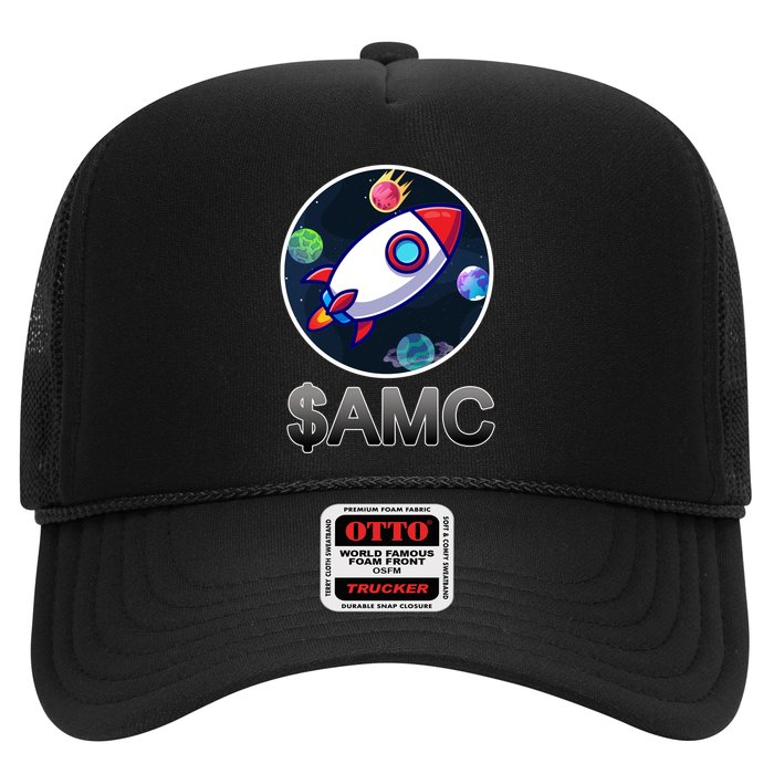 AMC Go To The Moon Rocket Ship Trucker Hat