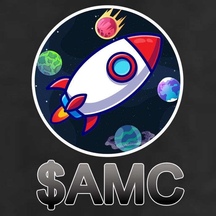 AMC Go To The Moon Rocket Ship Trucker Hat