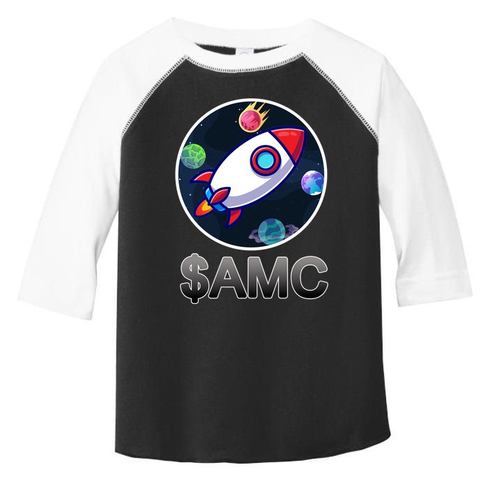 AMC Go To The Moon Rocket Ship Toddler Fine Jersey T-Shirt