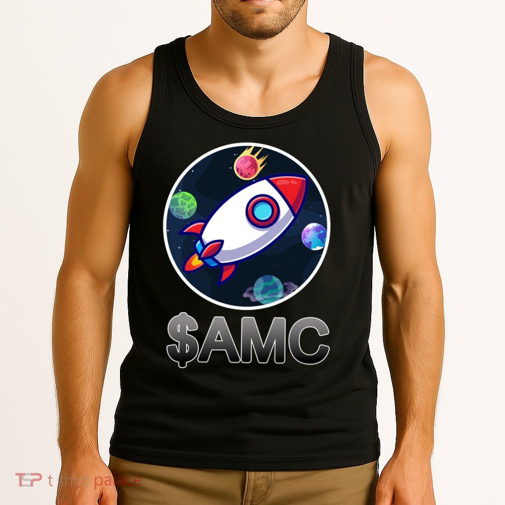 AMC Go To The Moon Rocket Ship Tank Top