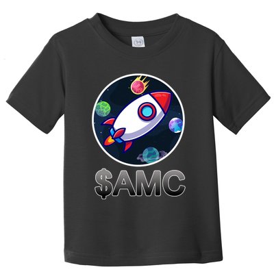 AMC Go To The Moon Rocket Ship Toddler T-Shirt