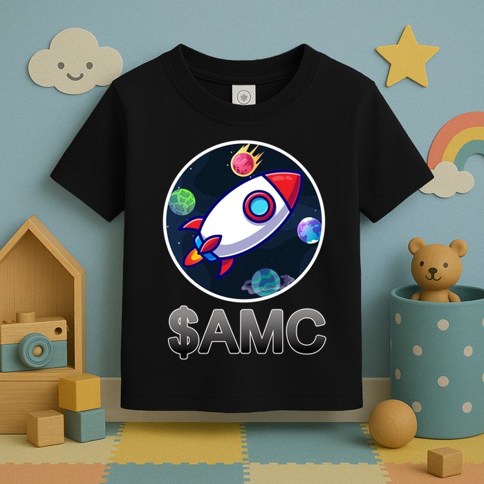 AMC Go To The Moon Rocket Ship Toddler T-Shirt