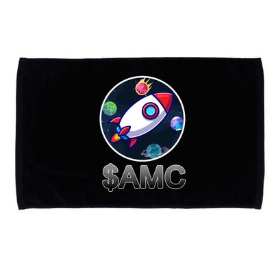 AMC Go To The Moon Rocket Ship Microfiber Hand Towel