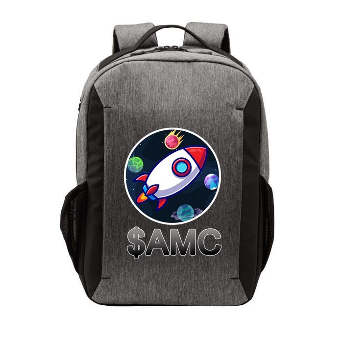 AMC Go To The Moon Rocket Ship Vector Backpack