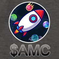 AMC Go To The Moon Rocket Ship Vector Backpack
