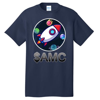 AMC Go To The Moon Rocket Ship Tall T-Shirt