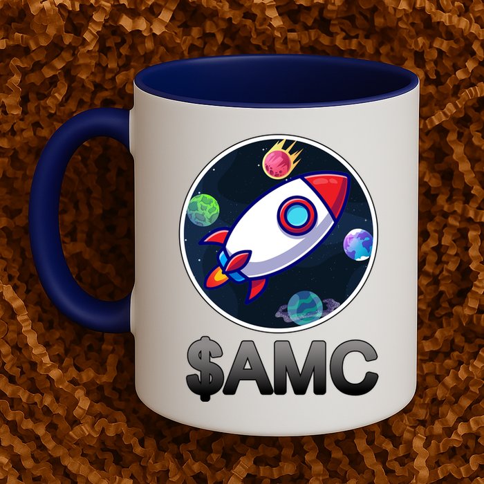 AMC Go To The Moon Rocket Ship Mug
