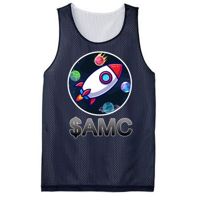 AMC Go To The Moon Rocket Ship Mesh Reversible Basketball Jersey Tank